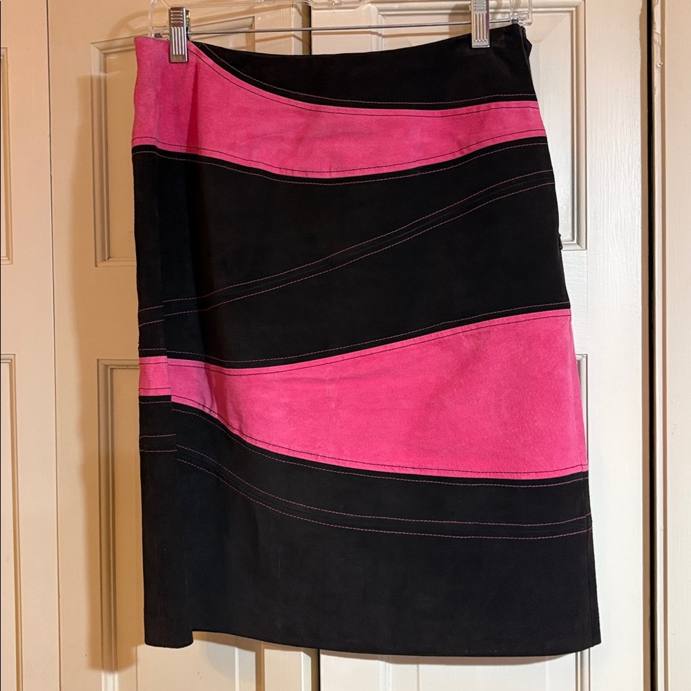 Etcetera Suede Skirt